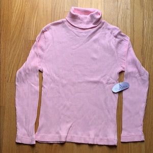 🌺 NWT Miss Attitude Pink TurtleNeck Sz10/12